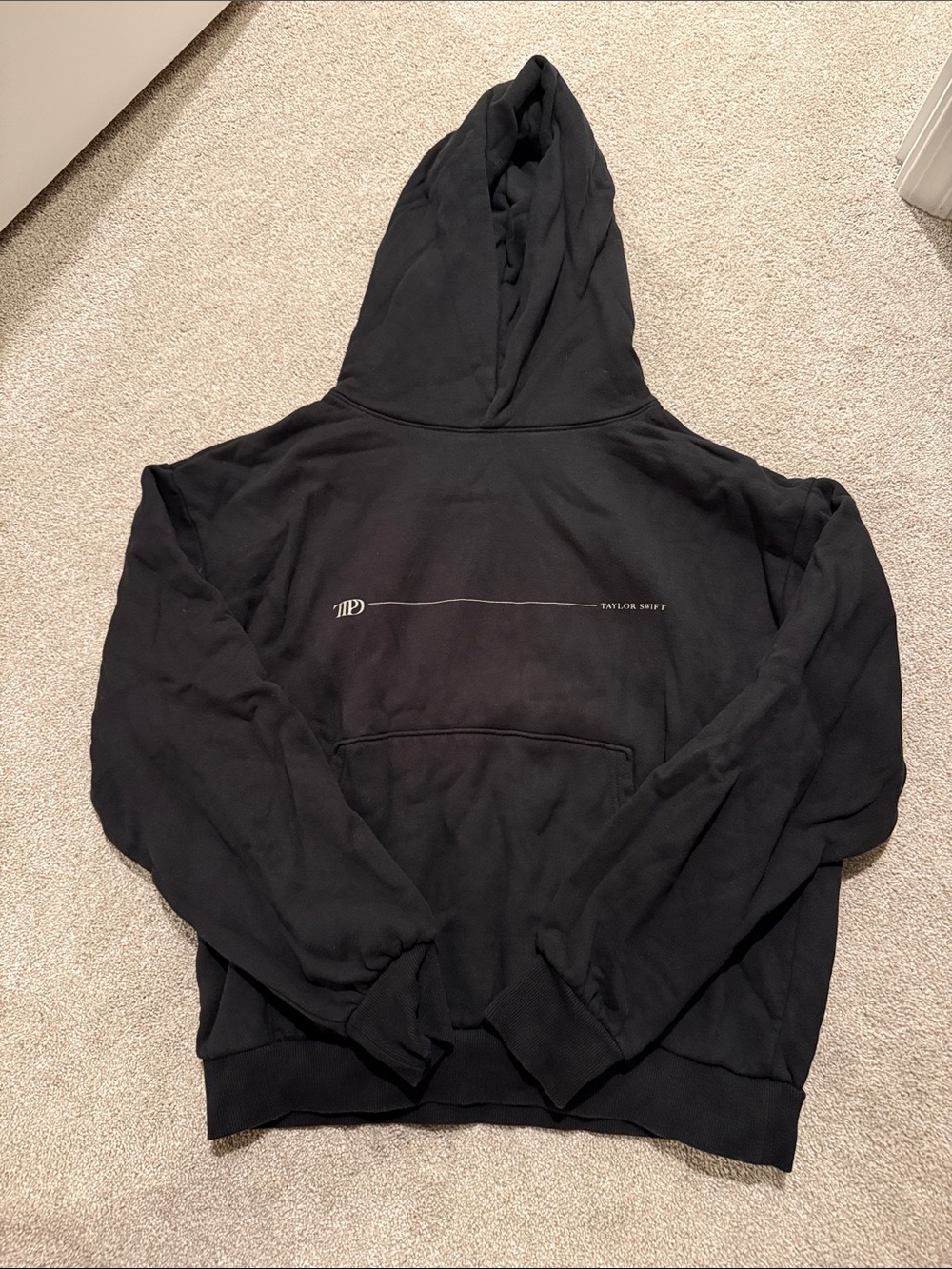 Taylor Swift Black TTPD Hoodie